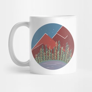 Snowy Mountains / Nature Camping Trip Mug